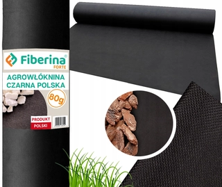 Agrotextília - Agrotextilné mulčovanie (proti burine) Fiberina Forte čierna 110 x 5000 cm 80 g/m²